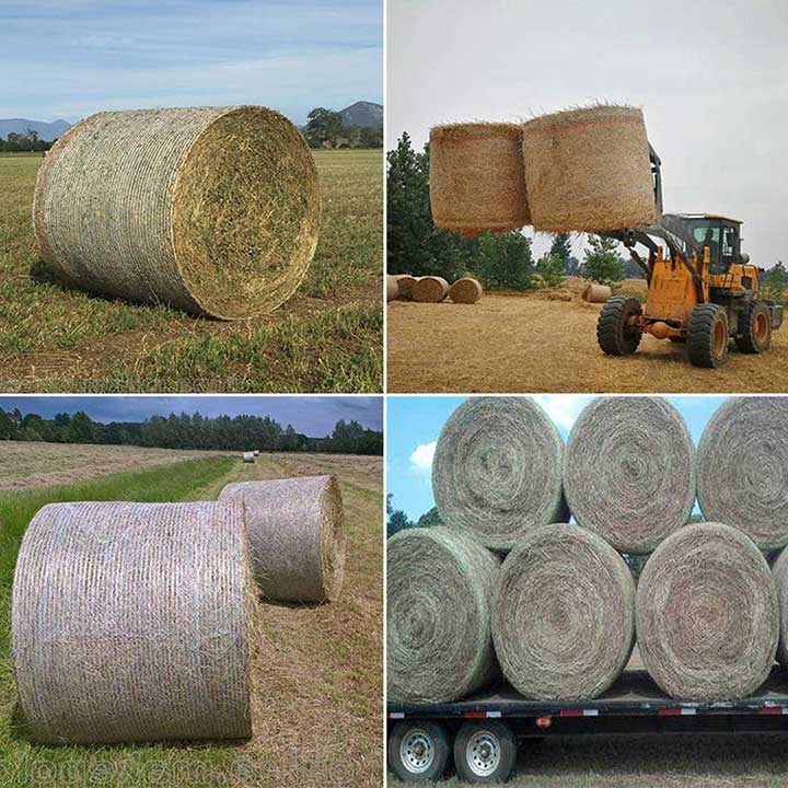 Silage Tarp Film Mulching Caaga Bale duub Net